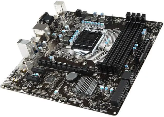 Alt view image 2 of 5 - MSI B150M PRO-VD D3 LGA 1151 Intel B150 SATA 6Gb/s USB 3.1 ATX Intel Motherboard