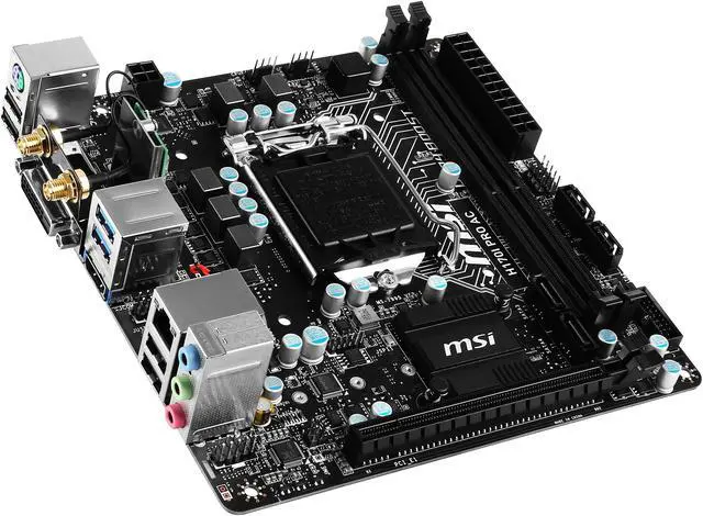 Alt view image 2 of 7 - MSI H170I Pro AC LGA 1151 Intel H170 HDMI USB 3.1 Mini ITX Intel Motherboard