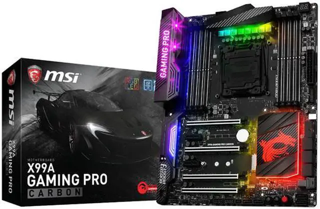 Alt view image 3 of 4 - MSI X99A GAMING PRO CARBON LGA 2011-v3 Intel X99 USB 3.1 ATX Intel Motherboard