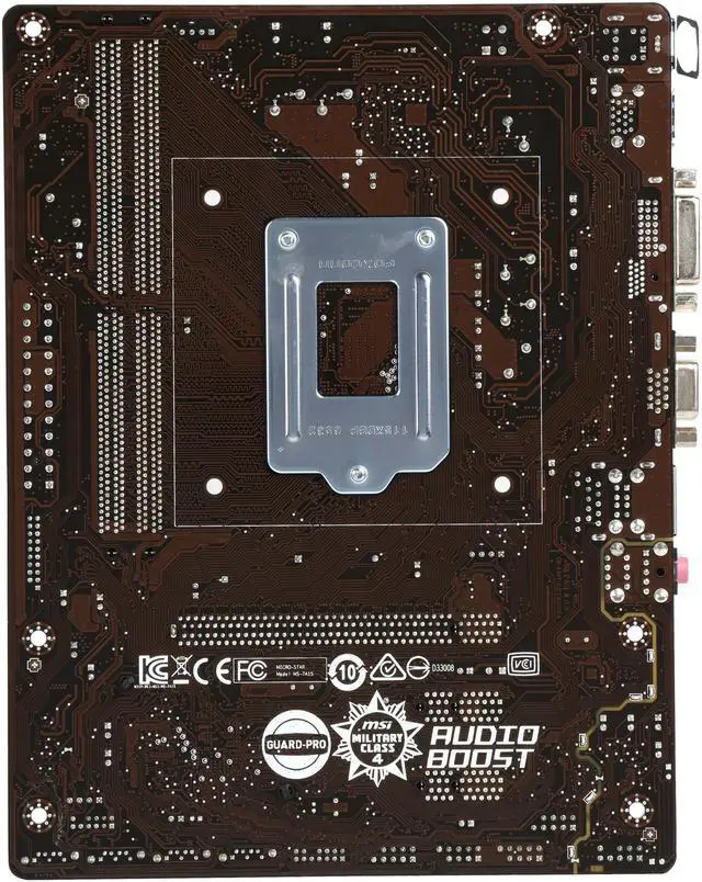Alt view image 4 of 5 - MSI H110M PRO-VD PLUS LGA 1151 Intel H110 USB 3.1 Micro ATX Motherboard - Intel