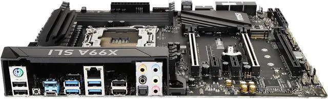 Alt view image 2 of 5 - MSI X99A SLI LGA 2011-v3 Intel X99 USB 3.1 ATX Intel Motherboard