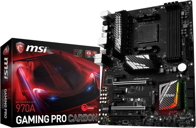 Alt view image 6 of 6 - MSI 970A GAMING PRO CARBON AM3+/AM3 AMD 970 & SB950 USB 3.1 ATX Motherboards - AMD