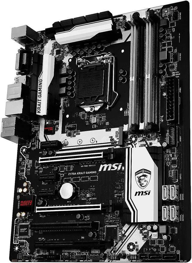 Alt view image 2 of 5 - MSI Z170A Krait Gaming LGA 1151 Intel Z170 HDMI SATA 6Gb/s USB 3.1 ATX Intel Motherboard