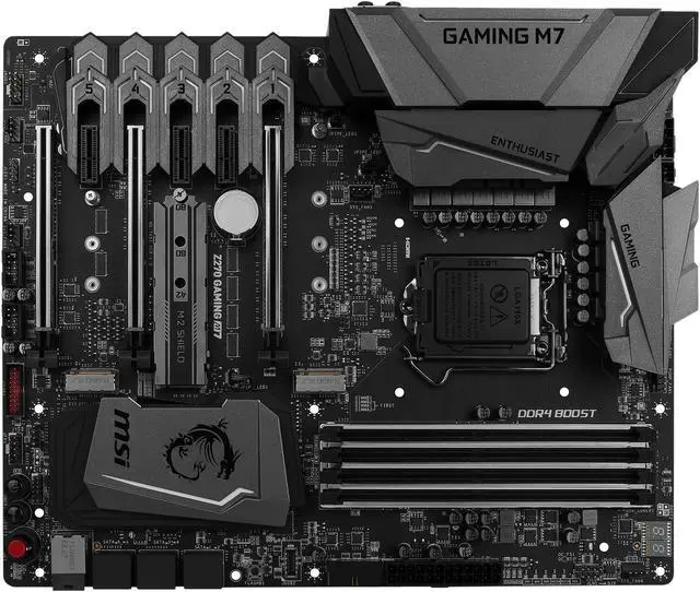 Alt view image 4 of 7 - MSI Z270 GAMING M7 LGA 1151 Intel Z270 HDMI SATA 6Gb/s USB 3.1 ATX Intel Motherboards
