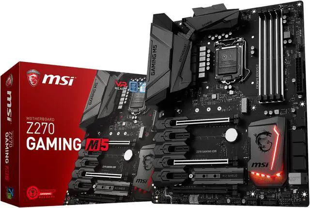 Alt view image 8 of 8 - MSI Z270 GAMING M5 LGA 1151 Intel Z270 HDMI USB 3.1 ATX Motherboards - Intel