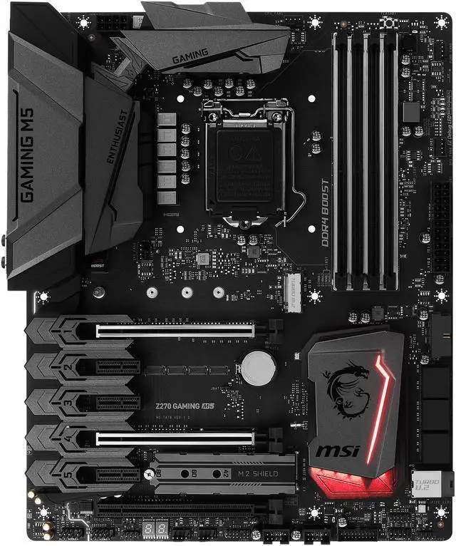 Alt view image 5 of 8 - MSI Z270 GAMING M5 LGA 1151 Intel Z270 HDMI USB 3.1 ATX Motherboards - Intel