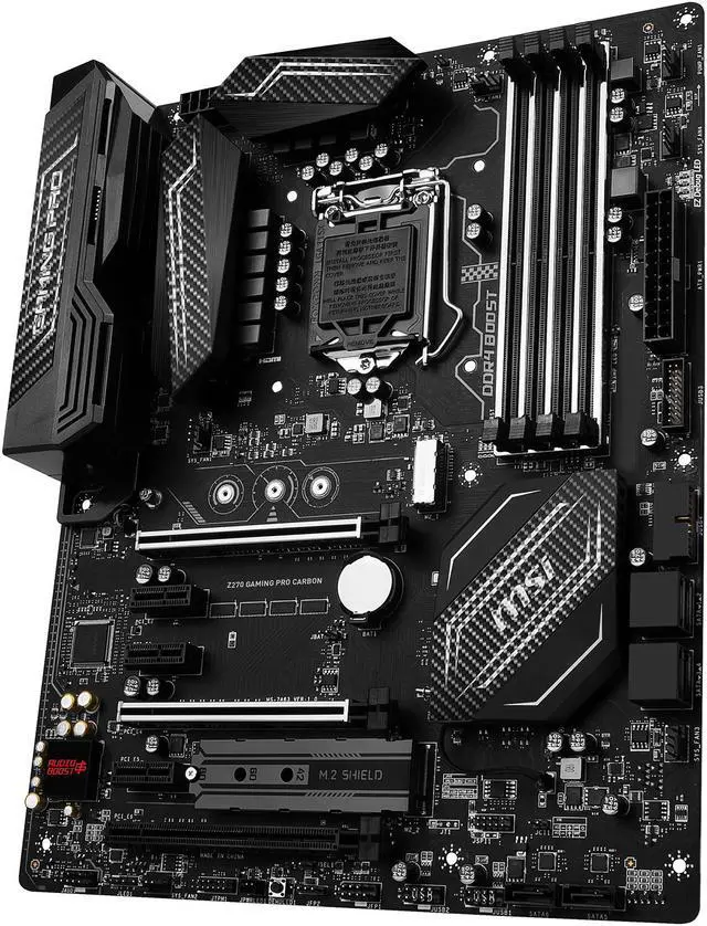 Alt view image 4 of 8 - MSI Z270 GAMING PRO CARBON LGA 1151 Intel Z270 HDMI USB 3.1 ATX Intel Motherboard