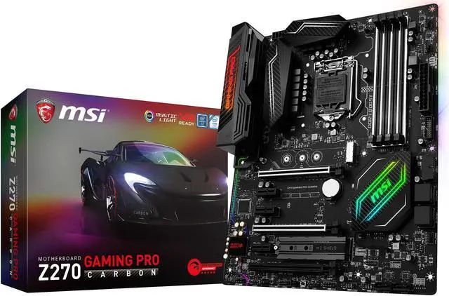 Alt view image 8 of 8 - MSI Z270 GAMING PRO CARBON LGA 1151 Intel Z270 HDMI USB 3.1 ATX Intel Motherboard