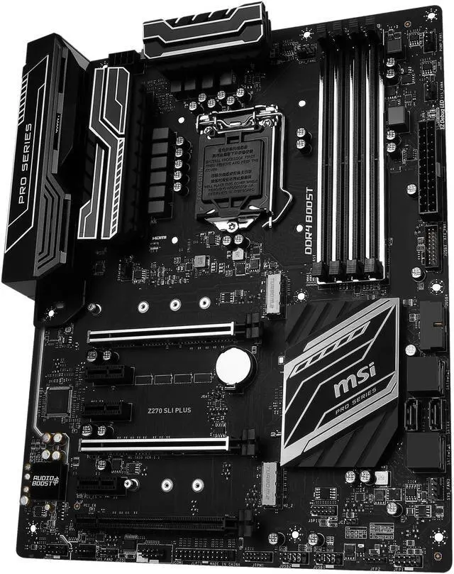 Alt view image 3 of 12 - MSI Z270 SLI PLUS LGA 1151 Intel Z270 HDMI USB 3.1 ATX Intel Motherboard
