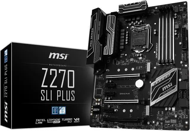 Alt view image 7 of 12 - MSI Z270 SLI PLUS LGA 1151 Intel Z270 HDMI USB 3.1 ATX Intel Motherboard