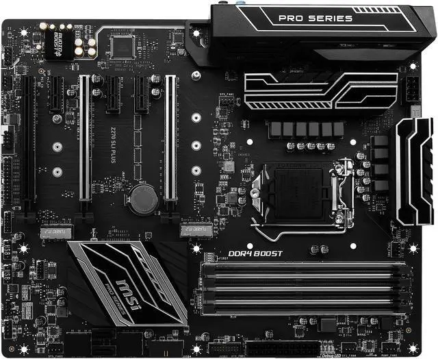Alt view image 4 of 12 - MSI Z270 SLI PLUS LGA 1151 Intel Z270 HDMI USB 3.1 ATX Intel Motherboard