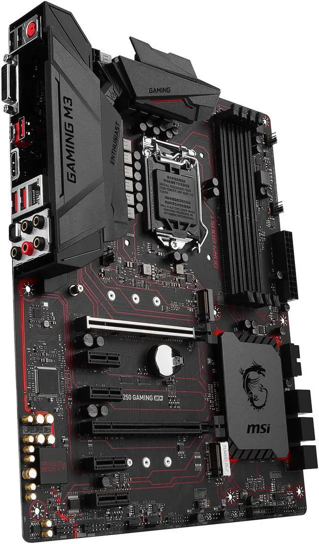 Alt view image 7 of 9 - MSI B250 GAMING M3 LGA 1151 Intel B250 HDMI USB 3.1 ATX Motherboards - Intel