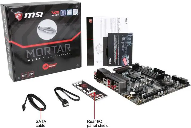 Alt view image 6 of 5 - MSI B250M MORTAR LGA 1151 Intel B250 HDMI USB 3.1 Micro ATX Motherboards - Intel