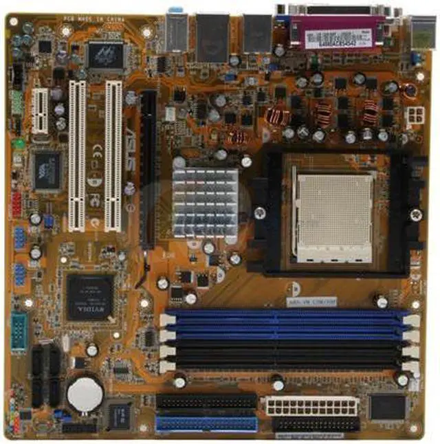 Alt view image 3 of 5 - ASUS A8N-VM CSM/NBP 939 NVIDIA GeForce 6150 Micro ATX AMD Motherboard for Business Users