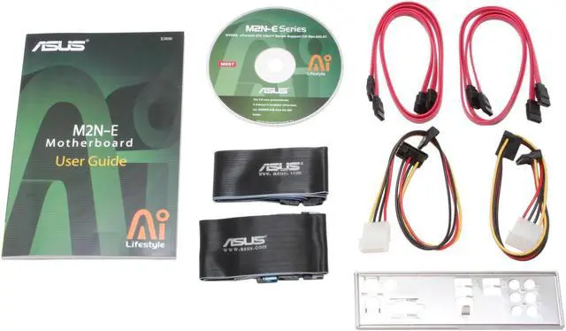 Alt view image 4 of 5 - ASUS M2N-E AM2 NVIDIA nForce 570 Ultra MCP ATX AMD Motherboard