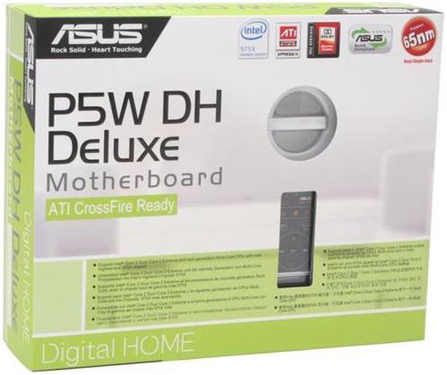 Alt view image 7 of 7 - ASUS P5W DH DELUXE/WIFI-AP <GREEN> LGA 775 Intel 975X ATX Intel Motherboard