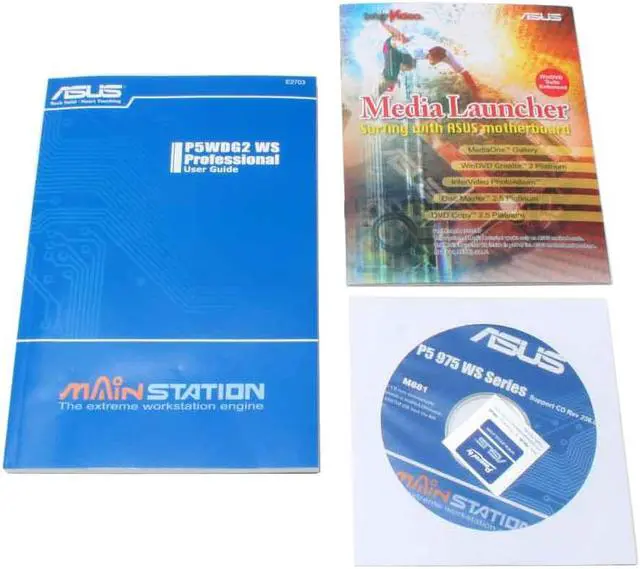 Alt view image 8 of 9 - ASUS P5WDG2-WS PRO ATX Server Motherboard LGA 775 Intel 975X DDR2 667/533 Native DDR2 800 Support