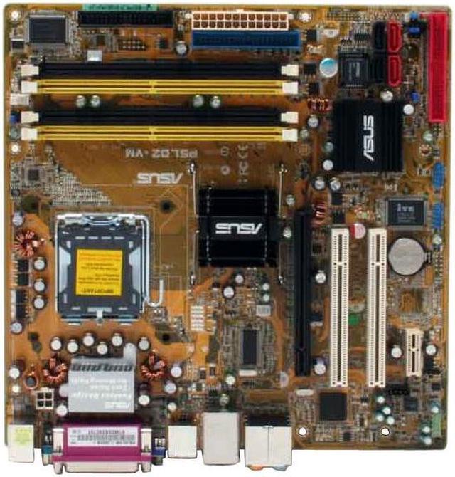 Alt view image 3 of 6 - ASUS P5LD2-VM R2.0 (GREEN) LGA 775 Intel 945G Micro ATX Intel Motherboard