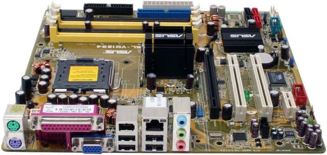 Alt view image 2 of 6 - ASUS P5L-VM 1394 LGA 775 Intel 945G Micro ATX Intel Motherboard