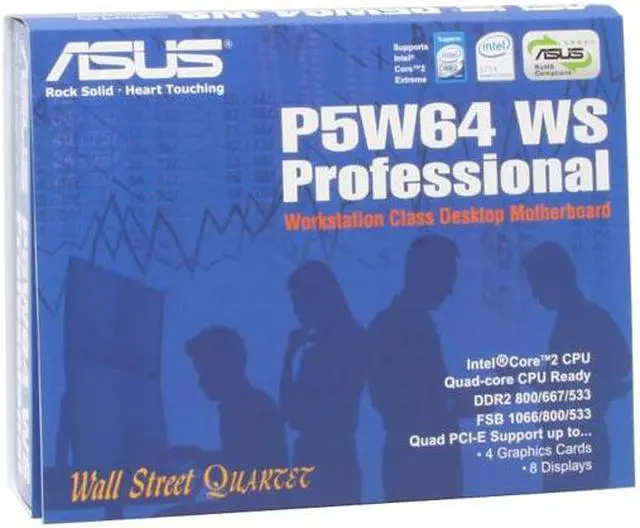 Alt view image 11 of 11 - ASUS P5W64 WS Professional ATX Server Motherboard LGA 775 Intel 975X DDR2 667/533, Native DDR2 800 Support