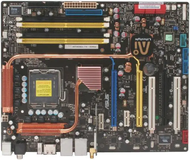 Alt view image 3 of 11 - ASUS P5N32-SLI Premium/WiFi-AP LGA 775 NVIDIA nForce 590 SLI ATX Intel Motherboard