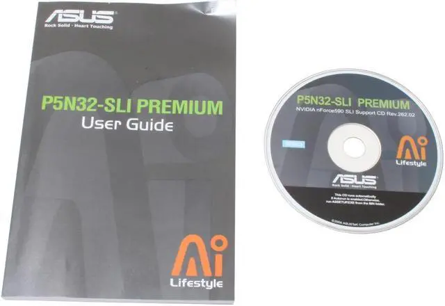 Alt view image 10 of 11 - ASUS P5N32-SLI Premium/WiFi-AP LGA 775 NVIDIA nForce 590 SLI ATX Intel Motherboard