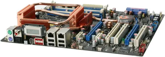 Alt view image 2 of 17 - ASUS Striker Extreme LGA 775 NVIDIA nForce 680i SLI ATX The Ultimate Gaming Motherboard