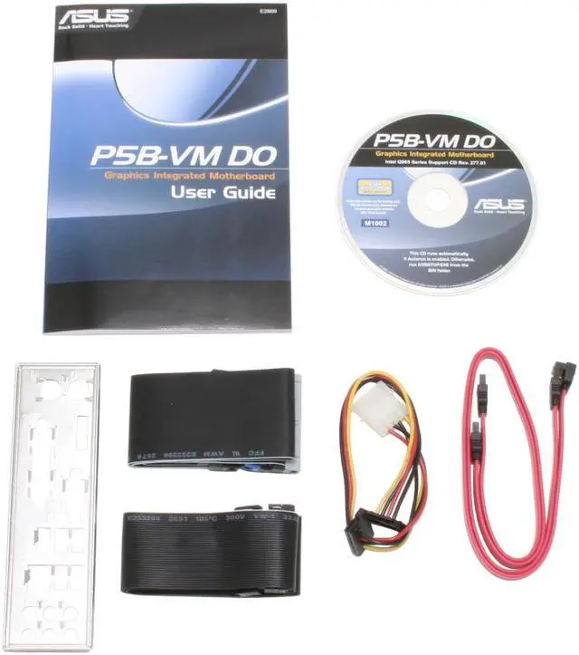 Alt view image 5 of 6 - ASUS P5B-VM DO LGA 775 Intel Q965 Express Micro ATX Intel Motherboard