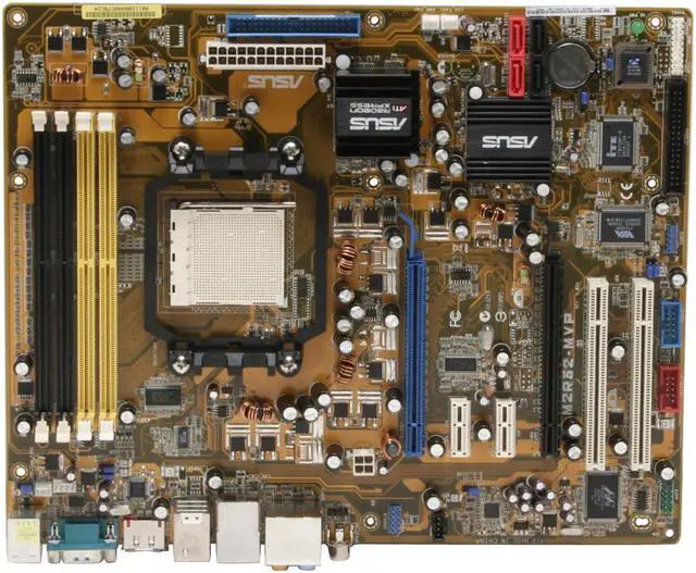 Alt view image 3 of 7 - ASUS M2R32-MVP AM2+/AM2 AMD 580X CrossFire ATX AMD Motherboard