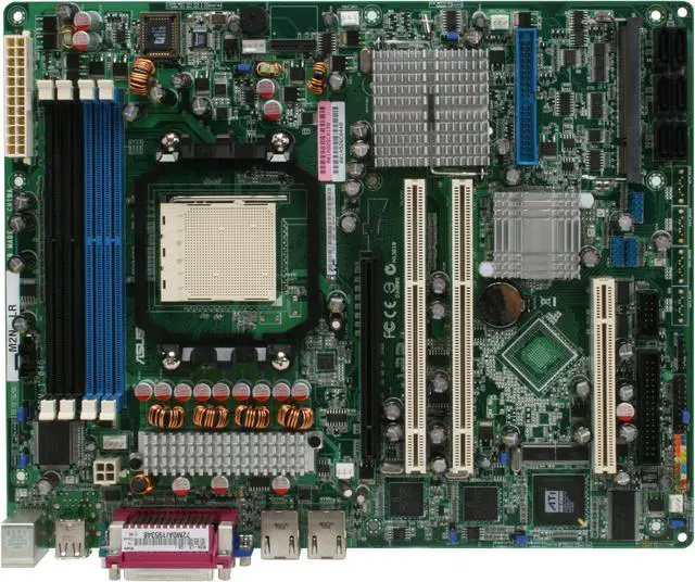 Alt view image 3 of 5 - ASUS M2N-LR ATX Server Motherboard Socket AM2 NVIDIA nForce Professional 3600 DDR2 800
