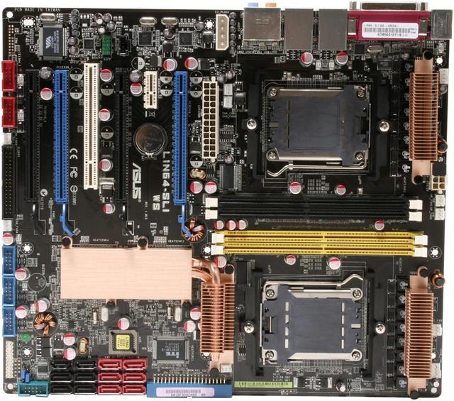 Alt view image 3 of 7 - ASUS L1N64-SLI WS NVIDIA nForce 680a SLI MCP SSI CEB AMD Motherboard