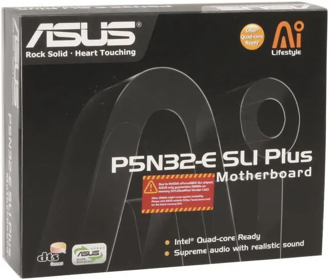 Alt view image 10 of 10 - ASUS P5N32-E SLI Plus LGA 775 C55+MCP55P; a.k.a. nForce 650i SLI & nForce 570 SLI ATX Intel Motherboard