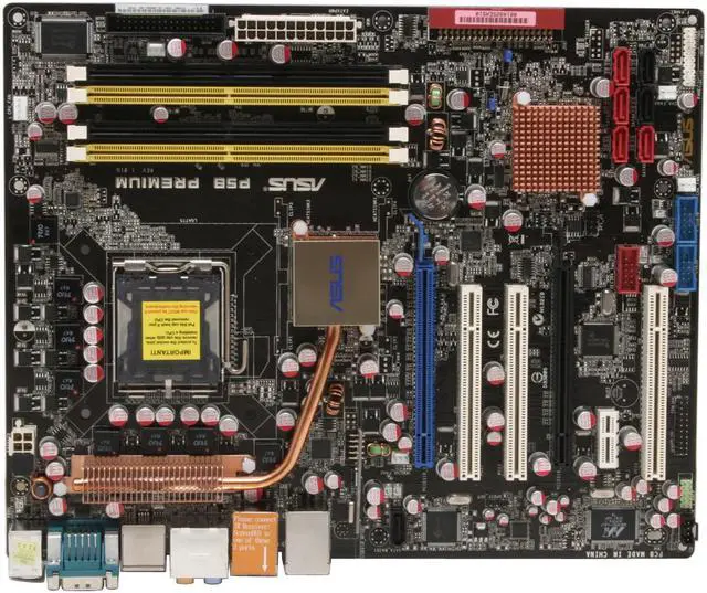 Alt view image 3 of 10 - ASUS P5B Premium Vista Edition LGA 775 Intel P965 Express ATX Intel Motherboard