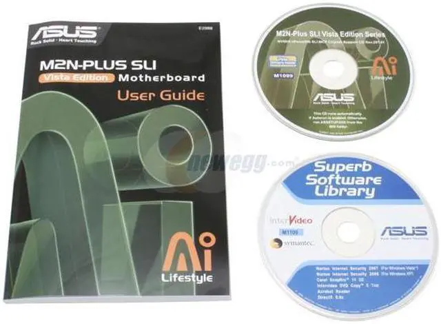 Alt view image 7 of 8 - ASUS M2N-Plus SLI Vista Edition AM2 NVIDIA nForce 500 SLI MCP ATX AMD Motherboard