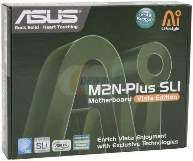Alt view image 8 of 8 - ASUS M2N-Plus SLI Vista Edition AM2 NVIDIA nForce 500 SLI MCP ATX AMD Motherboard