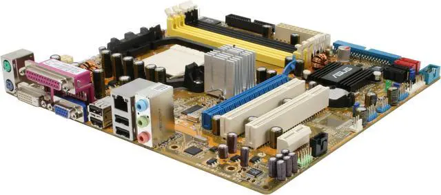 Alt view image 9 of 13 - ASUS M2A-VM AM2 AMD 690G Micro ATX AMD Motherboard