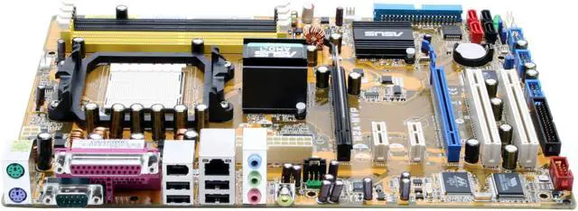 Alt view image 2 of 7 - ASUS M2A-MVP AM2 AMD 480X CrossFire ATX AMD Motherboard