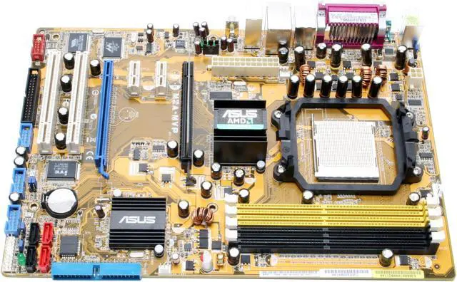 Alt view image 3 of 7 - ASUS M2A-MVP AM2 AMD 480X CrossFire ATX AMD Motherboard