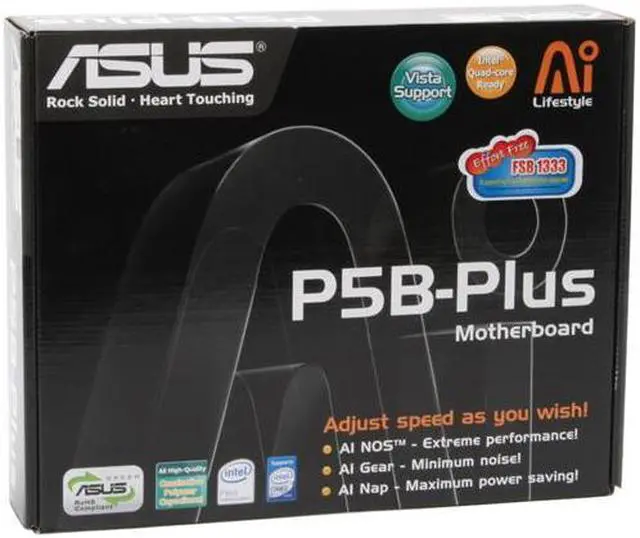 Alt view image 7 of 7 - ASUS P5B-Plus LGA 775 Intel P965 Express ATX Intel Motherboard