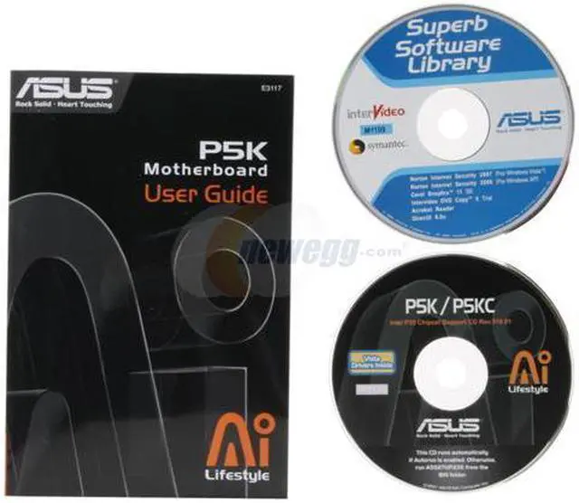 Alt view image 6 of 7 - ASUS P5K LGA 775 Intel P35 ATX Intel Motherboard