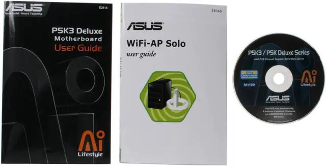 Alt view image 6 of 7 - ASUS P5K3 DELUXE/WIFI-AP LGA 775 Intel P35 ATX Intel Motherboard