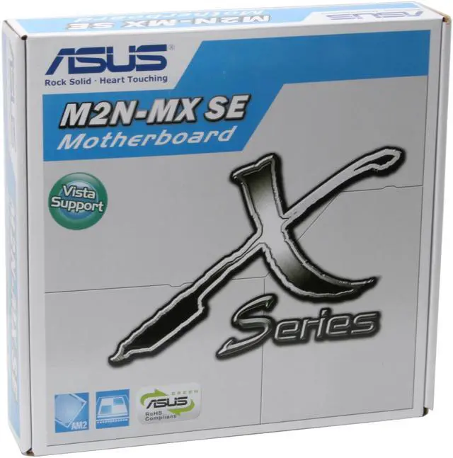 Alt view image 7 of 7 - ASUS M2N-MX SE AM2 NVIDIA GeForce6100 / nForce430 Micro ATX AMD Motherboard