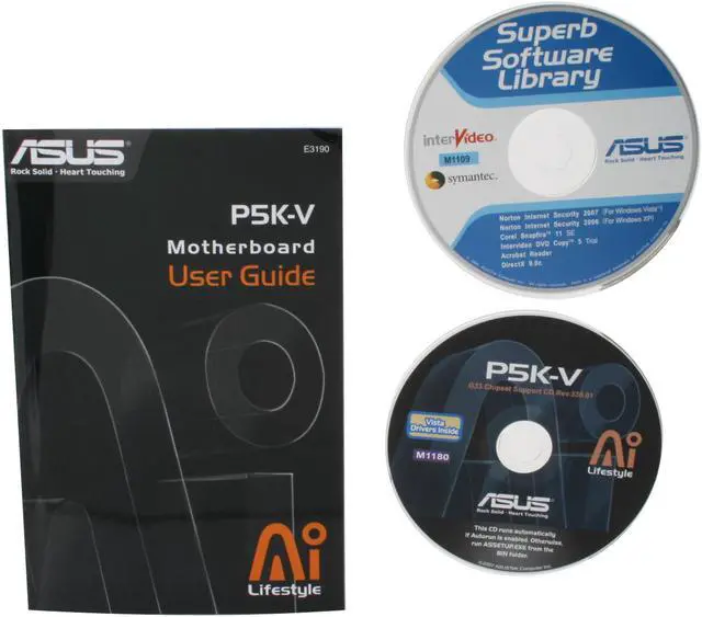 Alt view image 6 of 7 - ASUS P5K-V LGA 775 Intel G33 ATX Intel Motherboard