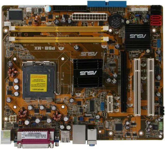 Alt view image 3 of 7 - ASUS P5B-MX LGA 775 Intel 946GZ Micro ATX Intel Motherboard