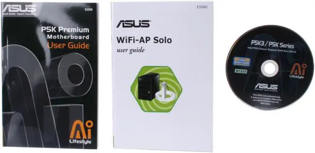 Alt view image 6 of 7 - ASUS P5K PREMIUM/WIFI-AP LGA 775 Intel P35 ATX Intel Motherboard