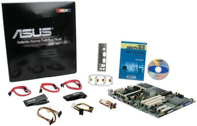Alt view image 5 of 5 - ASUS DSBV-DX Dual LGA 771 Intel 5000V SSI CEB 1.1 Dual Intel Xeon Server Motherboard