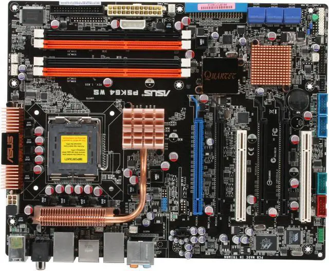 Alt view image 2 of 6 - ASUS P5K64 WS LGA 775 Intel P35 ATX Intel Motherboard