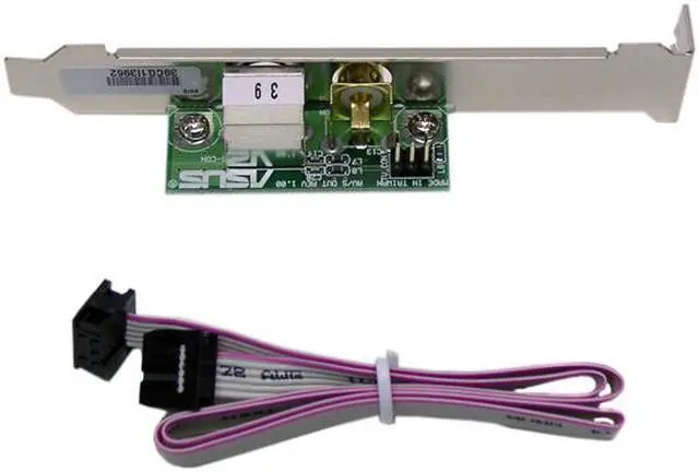 Alt view image 2 of 3 - ASUS Model AV/S Bracket Ports Panel for Asus Motherboard