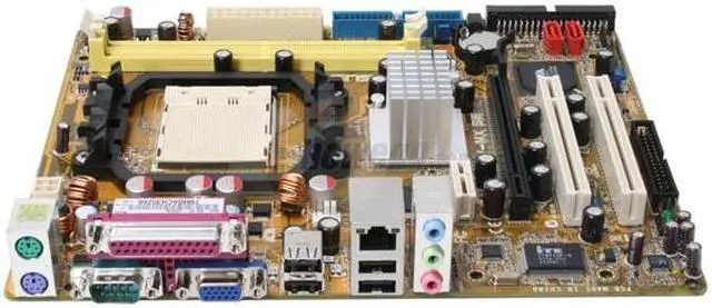 Alt view image 2 of 7 - ASUS M2V-MX SE AM2 VIA K8M890 Micro ATX AMD Motherboard