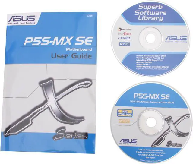 Alt view image 6 of 7 - ASUS P5S-MX SE LGA 775 SiS 671FX Micro ATX Intel Motherboard